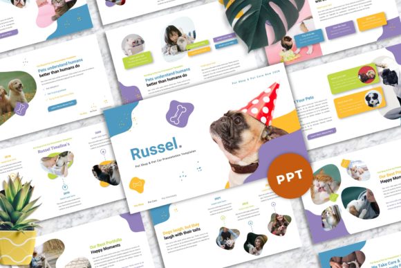 Download Russel - Pet Care Powerpoint Templates - Templates Collection