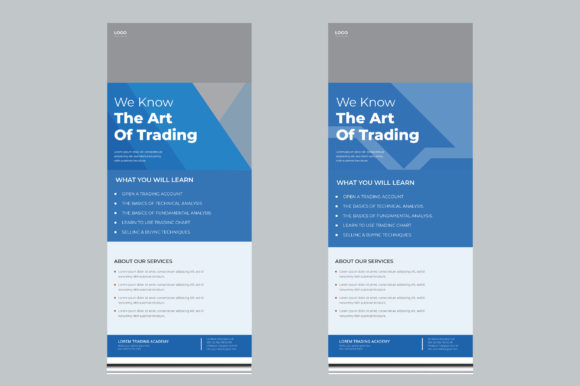 Download Finance Trading Roll Up Banner Design - Trading Collection