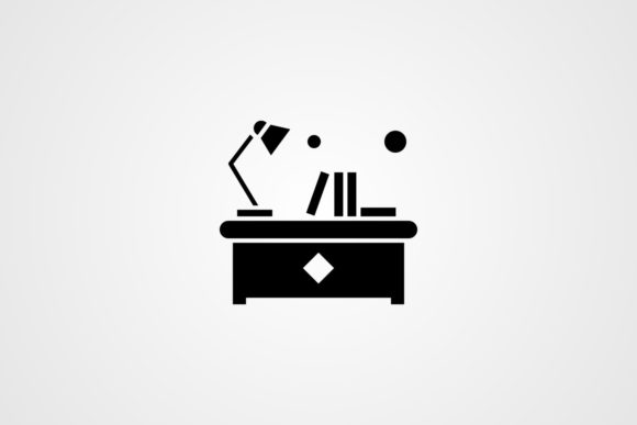 Download Vector Workplace Glyph Icon - Vector Collection