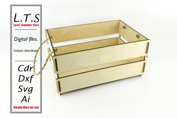 Download Box, Basket. Laser Cut Vector Model - Vector Collection