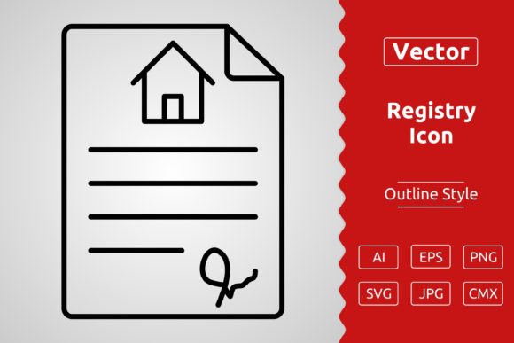 Download Vector Property Registry Outline&nbsp; - Vector Collection