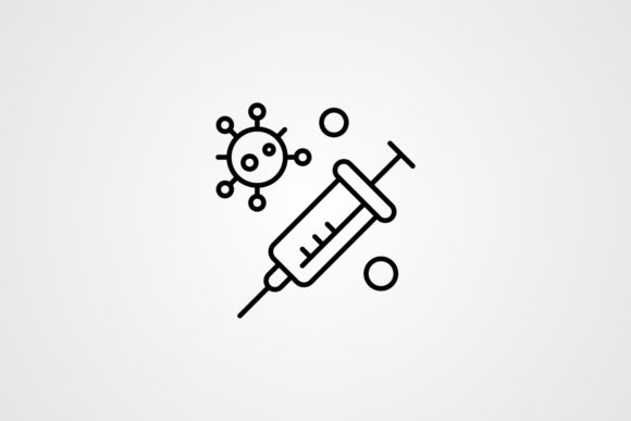 Download Vector Vaccine Line Icon Design - Vector Collection