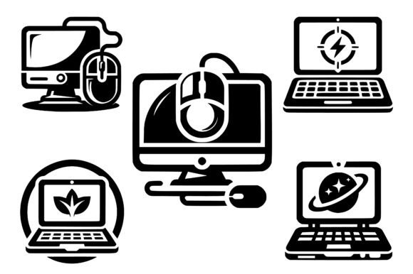 Download Vector Computer Company Logo Illustratio - Vector Collection